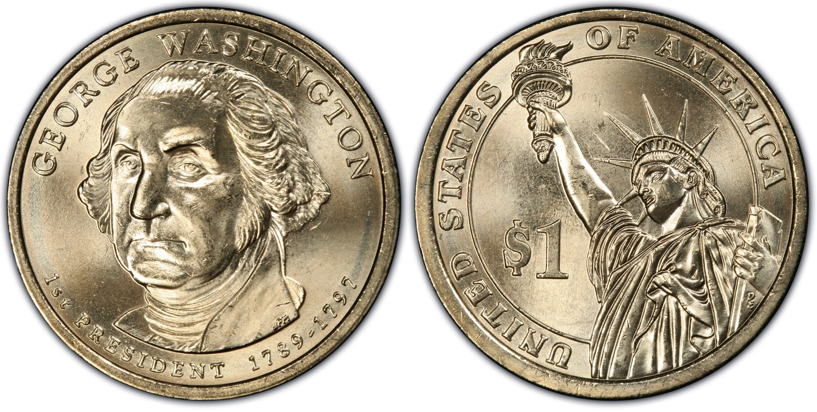 George Washington 1 Dollar Coin